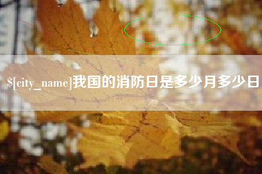 灵宝我国的消防日是多少月多少日