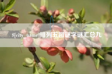 灵宝排列五图谜字谜汇总九