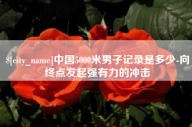 灵宝中国5000米男子记录是多少-向终点发起强有力的冲击