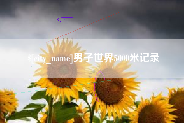 灵宝男子世界5000米记录