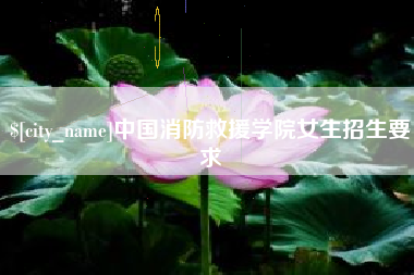 灵宝中国消防救援学院女生招生要求