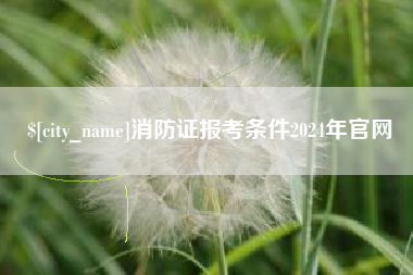 灵宝消防证报考条件2024年官网