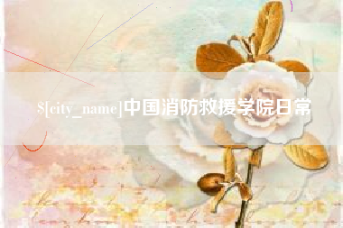 灵宝中国消防救援学院日常