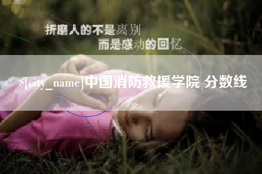 灵宝中国消防救援学院 分数线