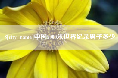 灵宝中国5000米世界纪录男子多少
