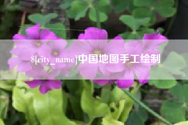 灵宝中国地图手工绘制