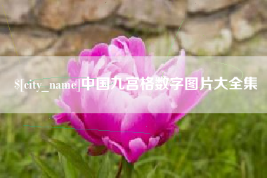 灵宝中国九宫格数字图片大全集