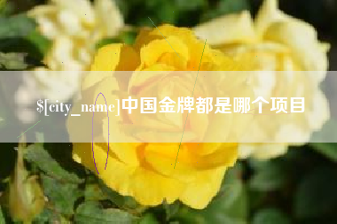 灵宝中国金牌都是哪个项目