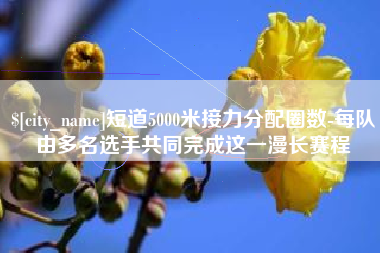 灵宝短道5000米接力分配圈数-每队由多名选手共同完成这一漫长赛程