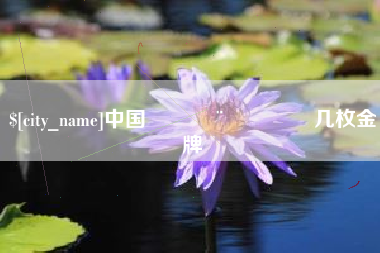 灵宝中国🇨🇳几枚金牌
