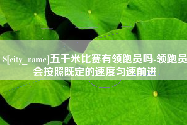 灵宝五千米比赛有领跑员吗-领跑员会按照既定的速度匀速前进