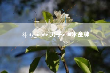 灵宝男子5000米金牌