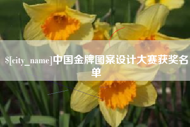 灵宝中国金牌图案设计大赛获奖名单