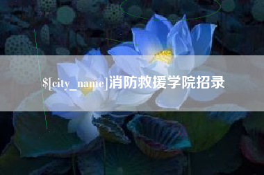 灵宝消防救援学院招录