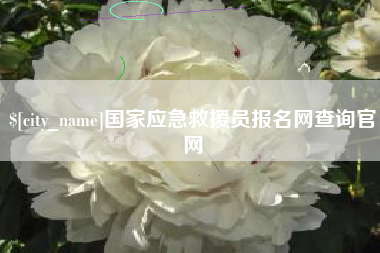 灵宝国家应急救援员报名网查询官网