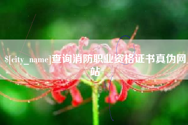 灵宝查询消防职业资格证书真伪网站