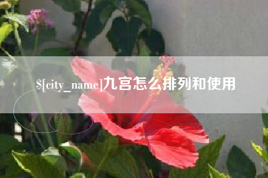 灵宝九宫怎么排列和使用
