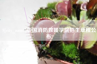 灵宝中国消防救援学院招生章程公布!
