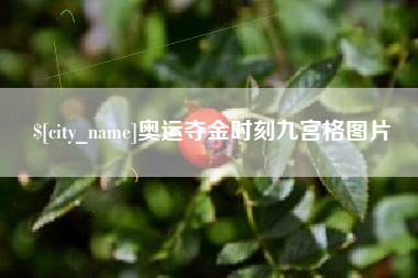 灵宝奥运夺金时刻九宫格图片
